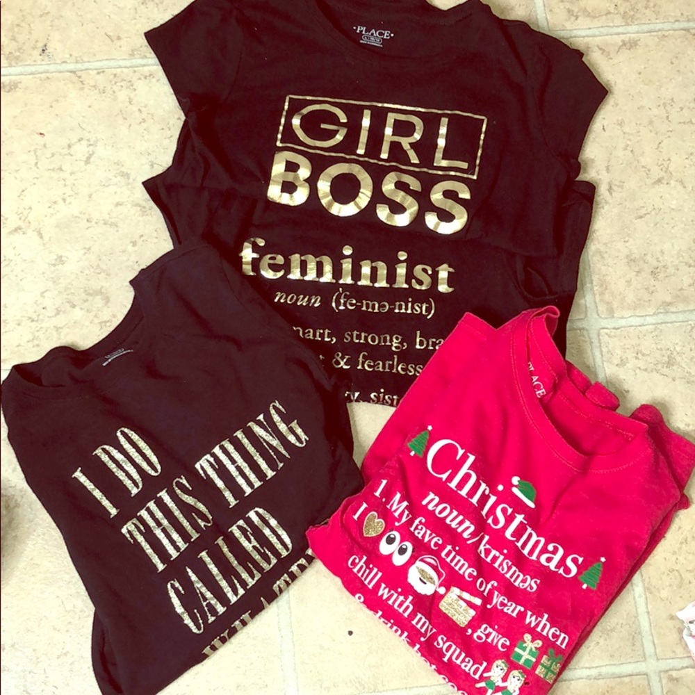 4 Bundle girls T-shirts